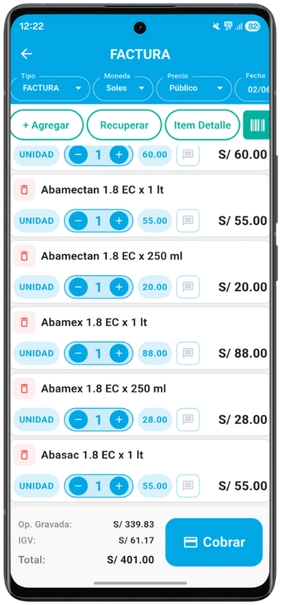 Emitir comprobantes en segundos