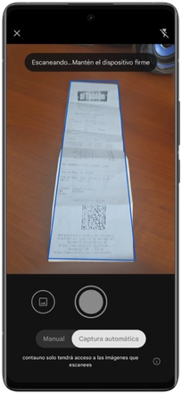 Digitalización de comprobantes