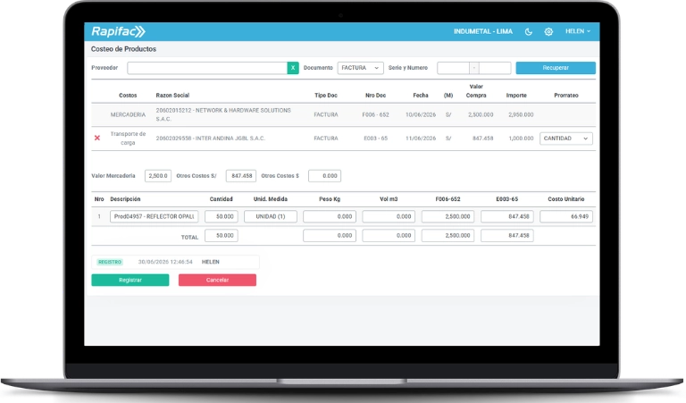 Sistema de Ventas Rapifac