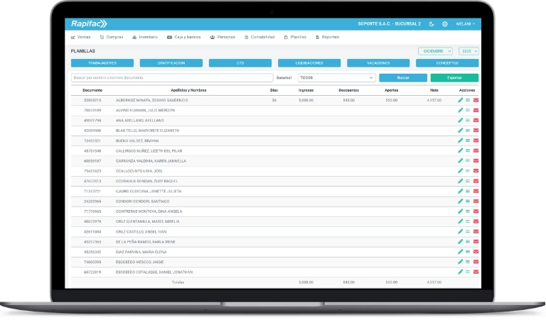 Sistema de Ventas Rapifac