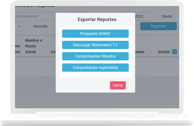 Reportes SIRE