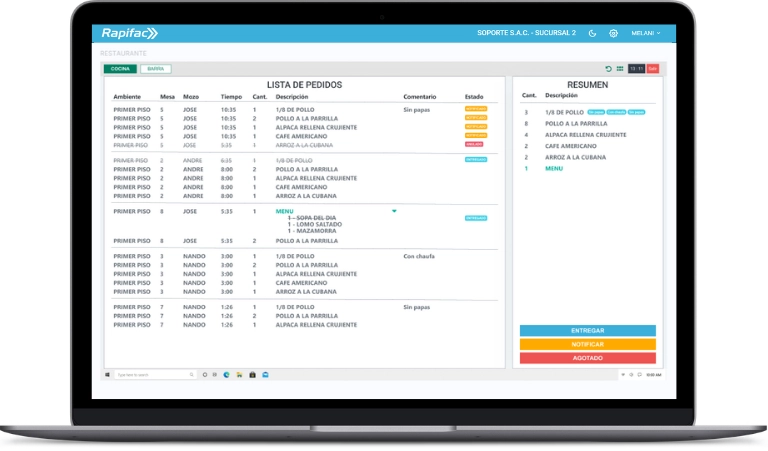Sistema de Ventas Rapifac