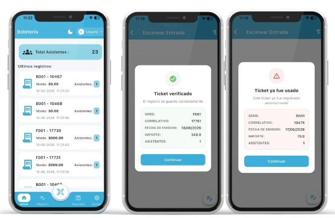 Control de acceso y validación