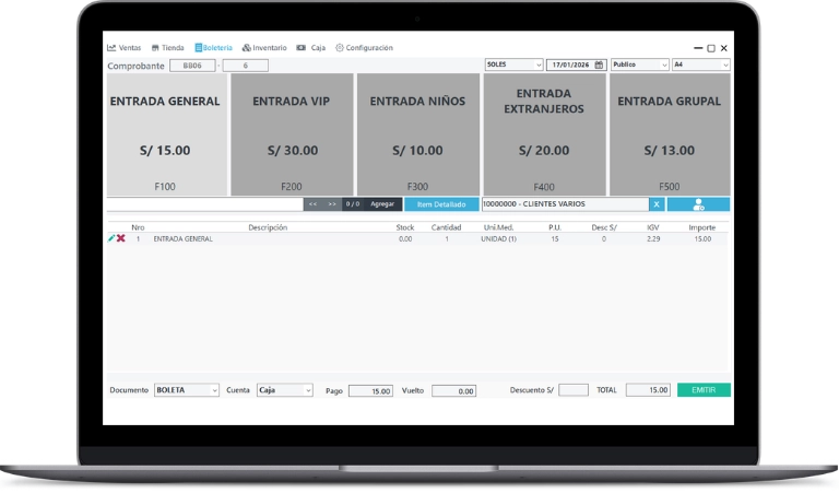 Sistema de Ventas Rapifac