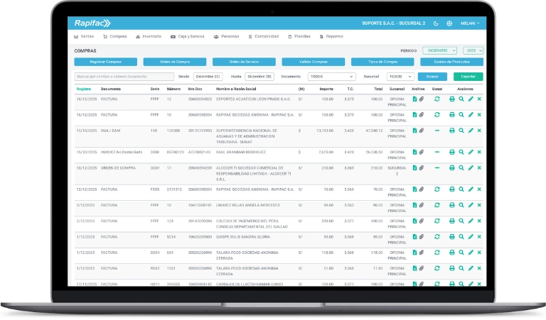 Sistema de Ventas Rapifac
