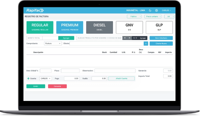 Sistema de Ventas Rapifac