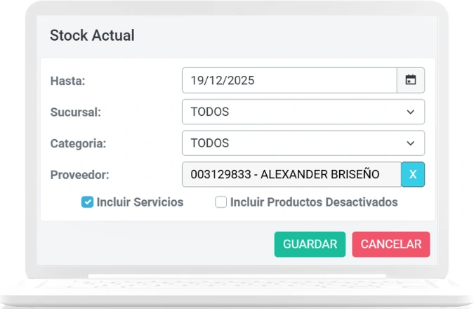 Reportes de inventarios