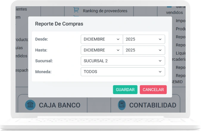 Reportes de compras