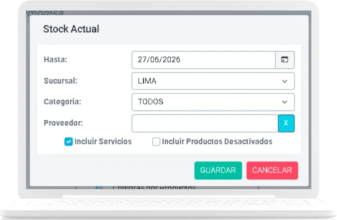 Reportes de inventario, stock y trazabilidad